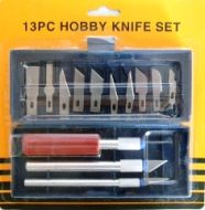 13 pc RUSTY Hobby Knife Set